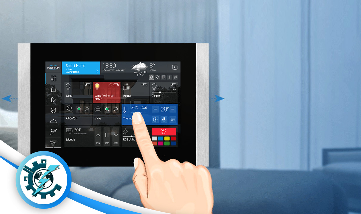 تاچ پنل استروم هوشمند