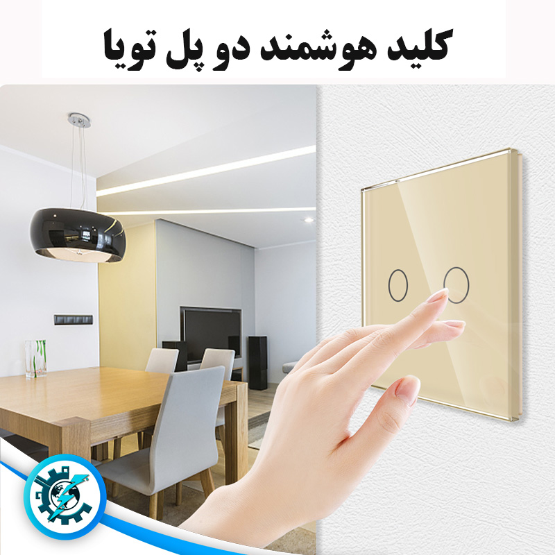 کلید هوشمند دو پل تویا