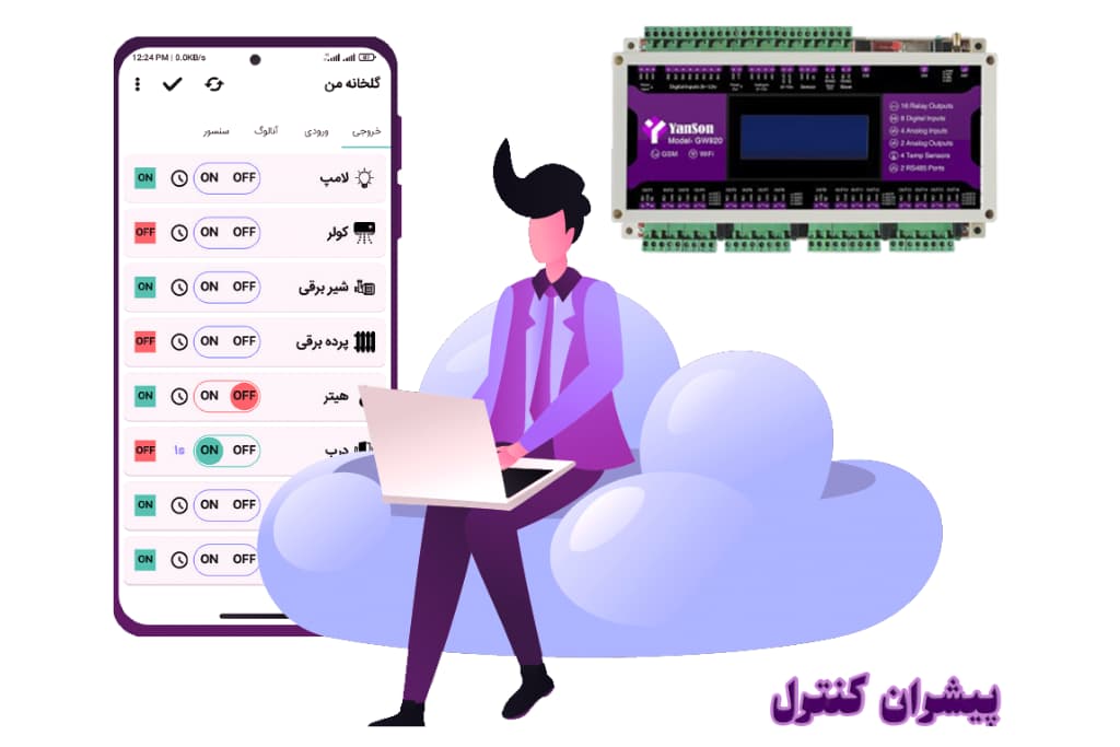 کنترلر پیامکی یانسون